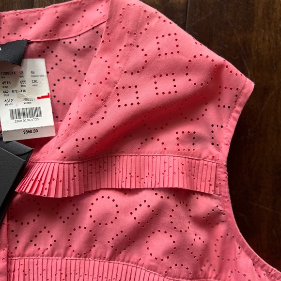 NWT Gorgeous Paule KA crewneck mid length designer pleated dress - Picture 10 of 15